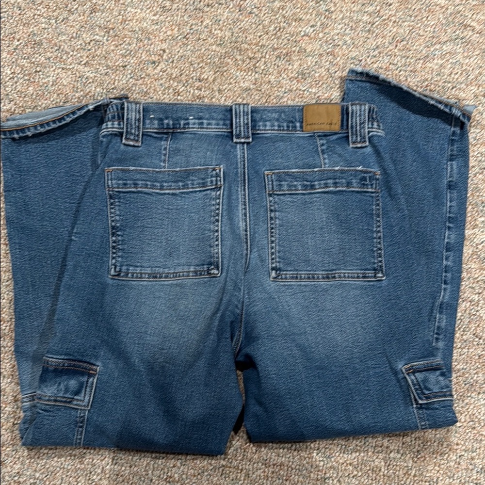 American Eagle Cargo Ankle Jeans 6 - Picture 3 of 7